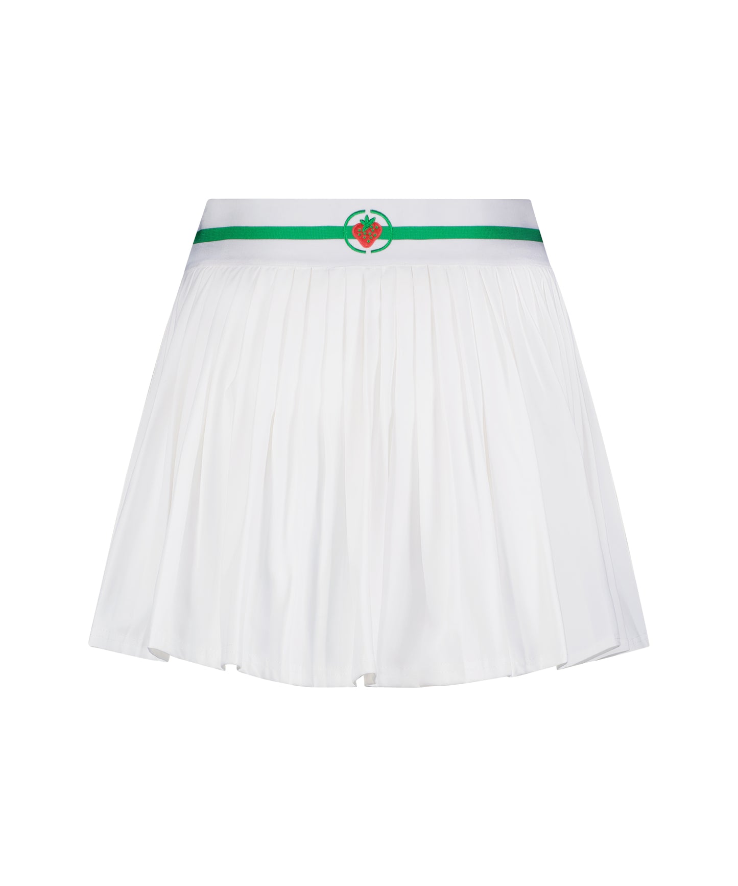 Women's White Pleated Tennis Skort