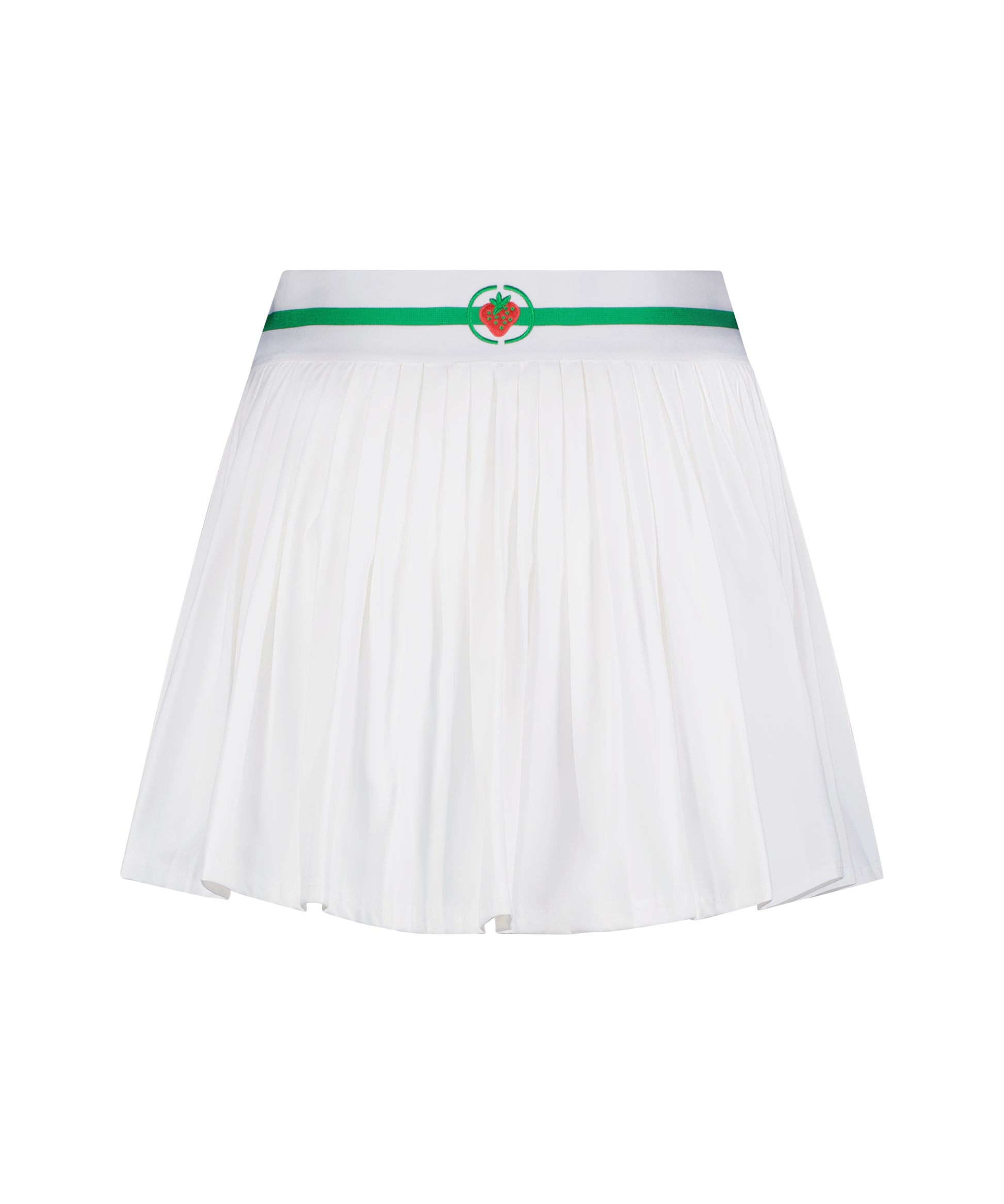 Women's White Pleated Tennis Skort