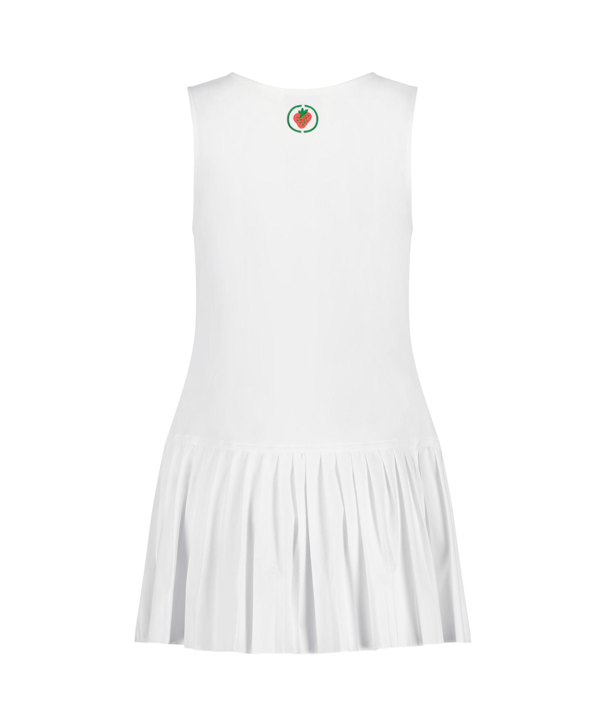 Women's White Pleated Tennis Dress