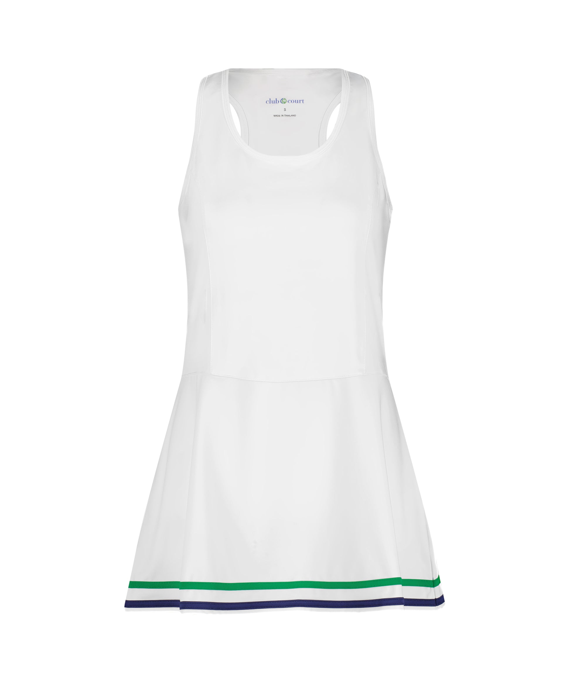 Women's White Racerback Tennis Dress