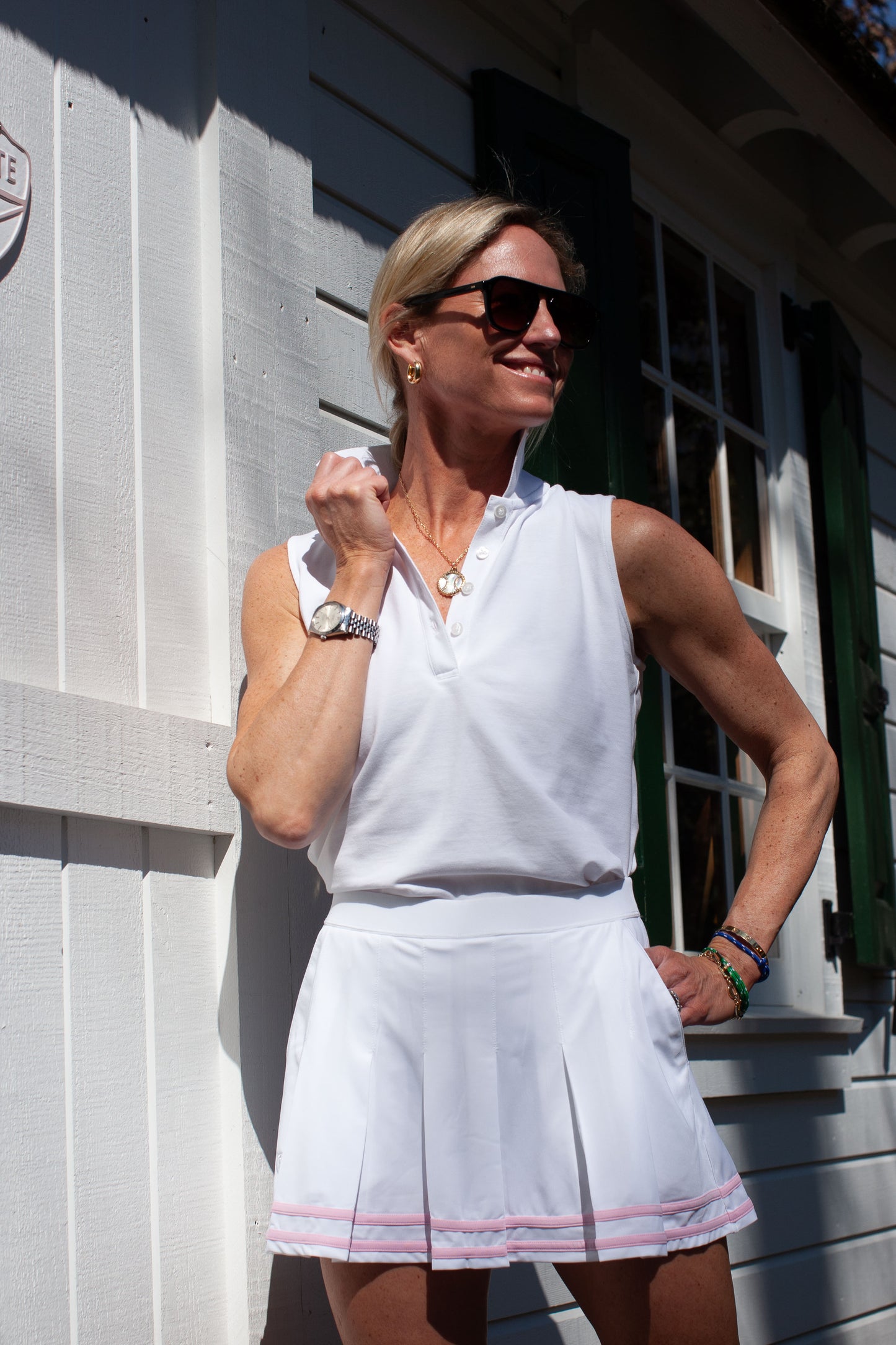 Sleeveless Polo