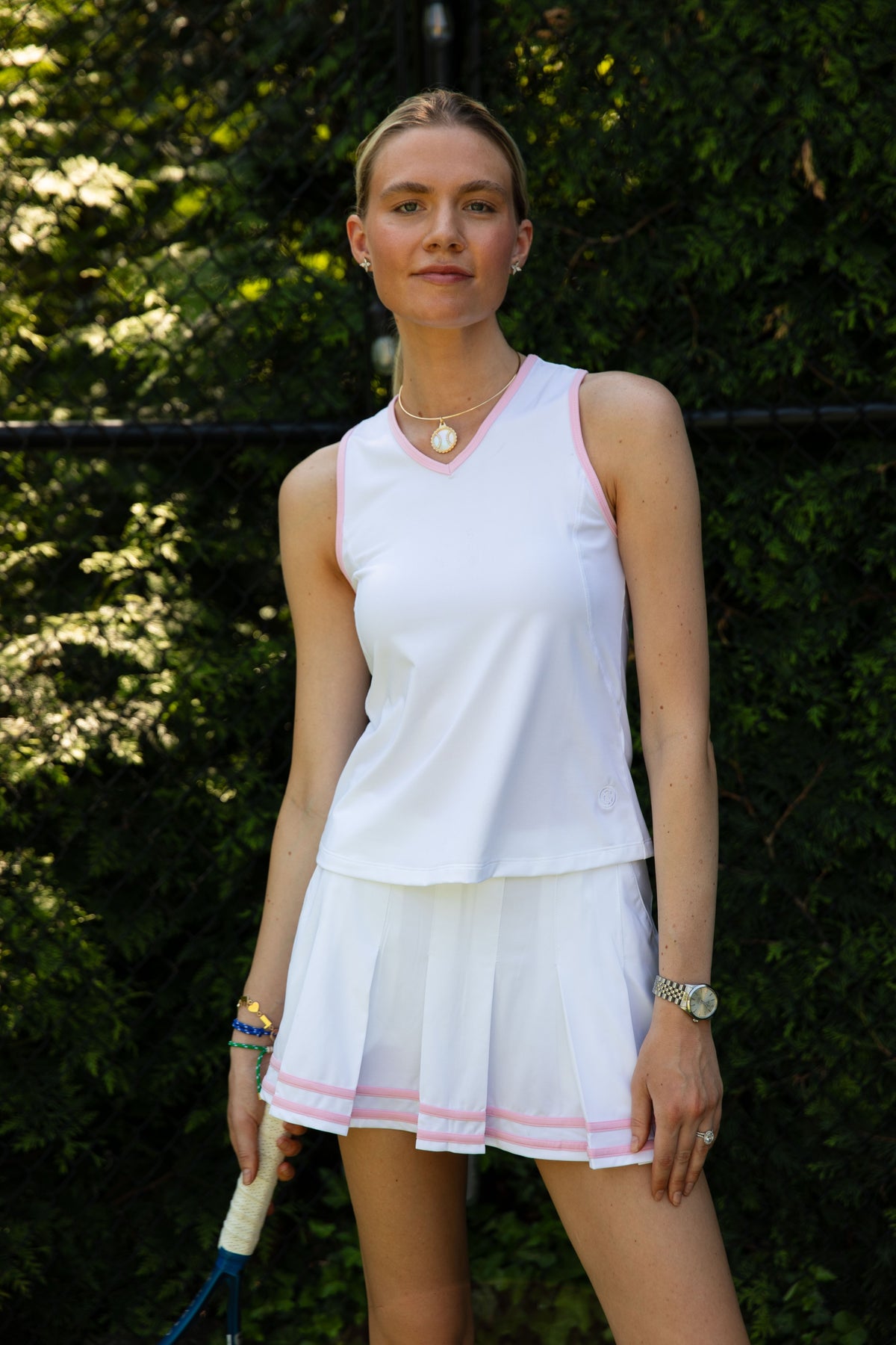 Club & Court Blair Performance Tank and Blair Pleated Skort
