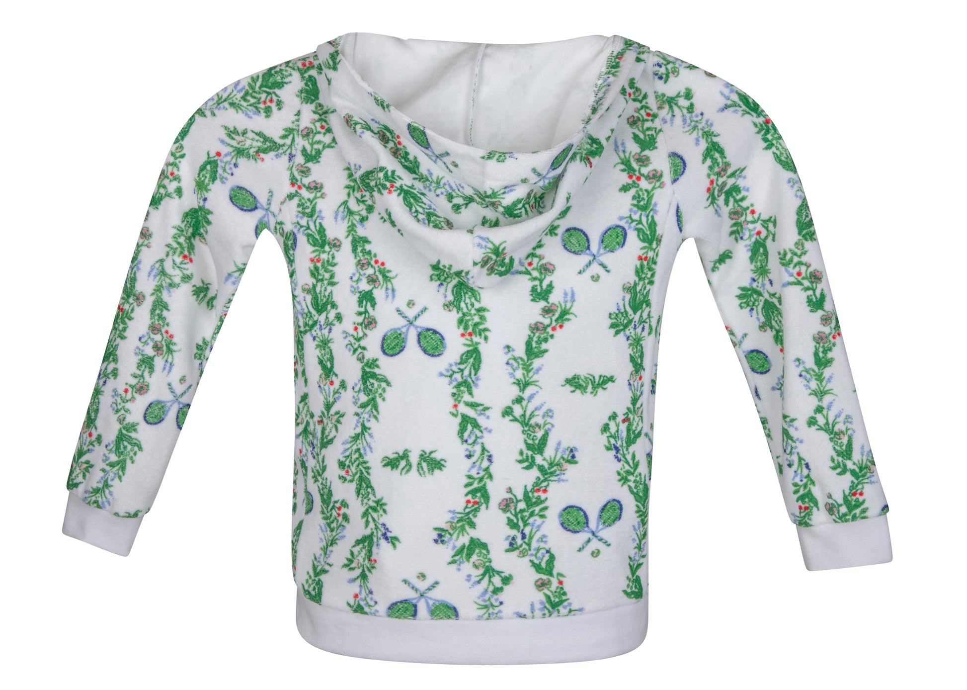 Girls Floral Hoodie